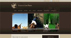 Desktop Screenshot of estancialospatos.com.ar