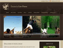 Tablet Screenshot of estancialospatos.com.ar